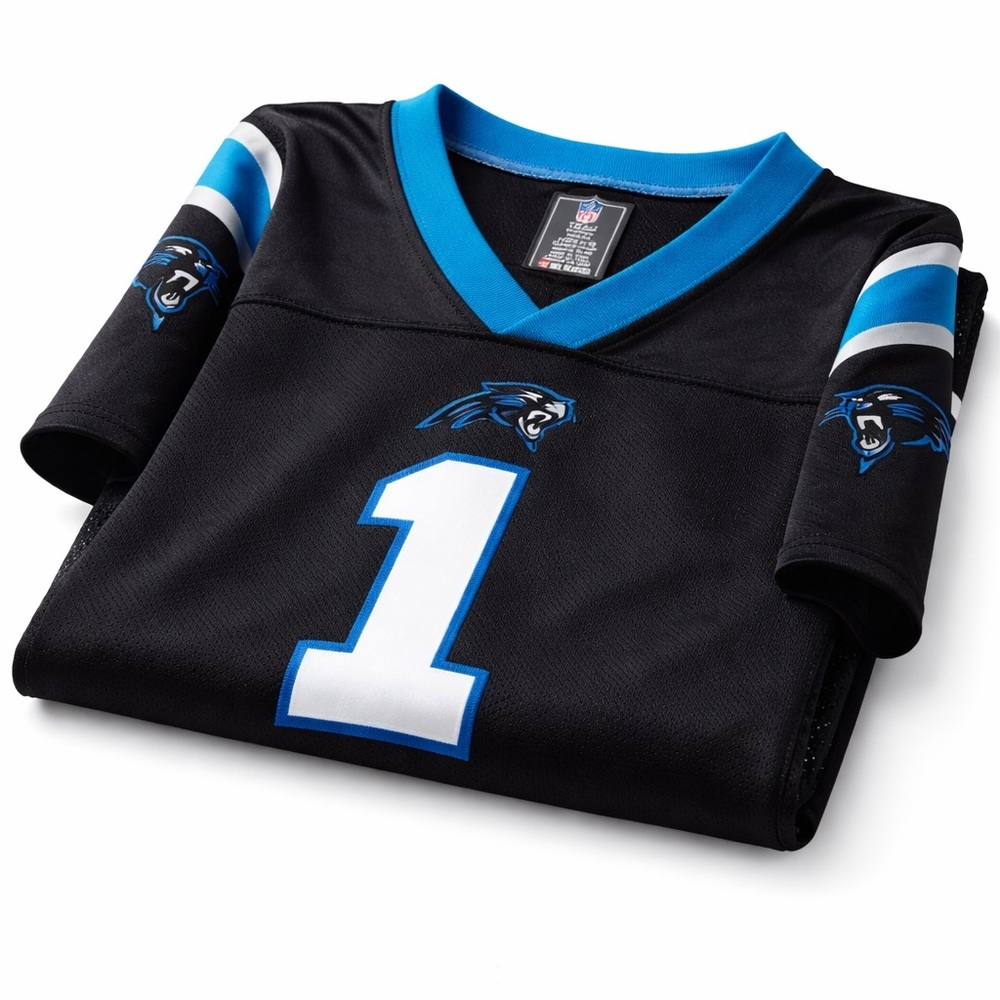 Carolina Panthers Cam Newton #1 Youth Large Jersey NFL  Football Fan Gear